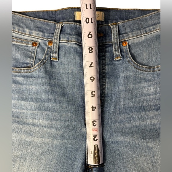 Madewell Women's Cali Demi Boot High-Rise Jeans in Tierney Wash: Eco Edition 28 - Picture 11 of 17